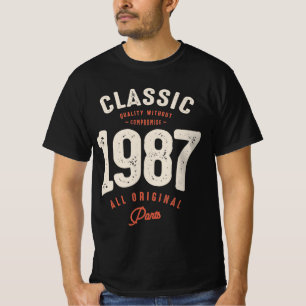 Klassiker 1987 - 35. Geburtstag Retro Vintage T-Shirt