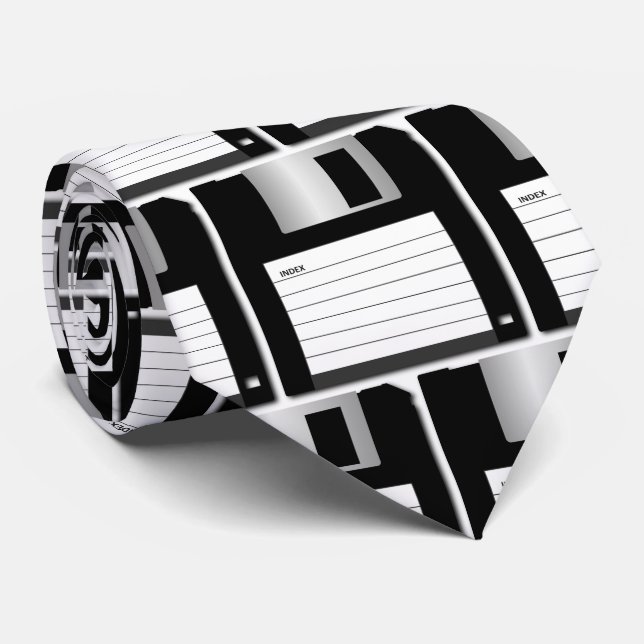 Klassiker 3,5" Diskette-Krawatte Krawatte (Gerollt)