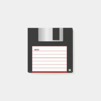 Klassiker 3,5" rote Diskette-Post-Itanmerkungen