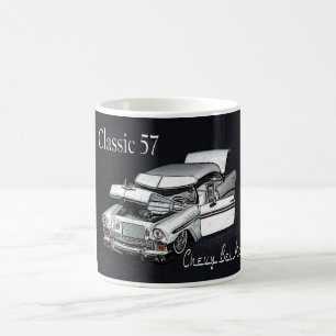 Klassiker 57 Chevy Bel Air Kaffee-Tasse Tasse