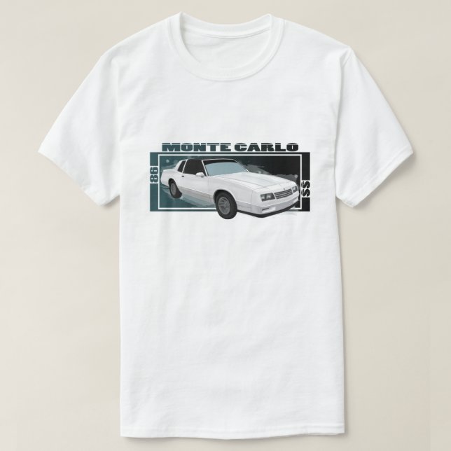 Klassiker 86 Monte Carlo SS grafisch T-Shirt (Design vorne)