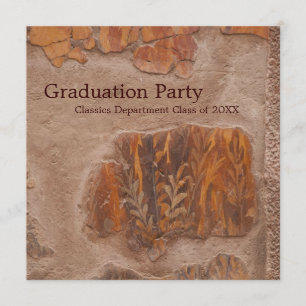 Klassiker-Abteilungs-Ruinen des Pompejitoga-Party Einladung