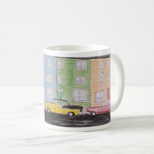 Klassiker auf Geleebohnenreihe St johns Newfundlan Kaffeetasse