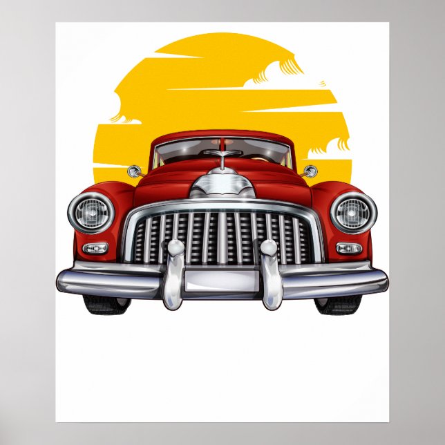Klassiker Auto 2 Poster (Vorne)