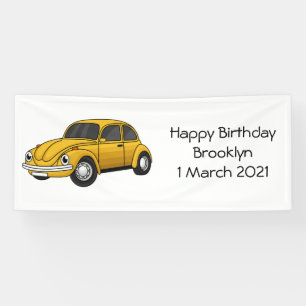 Klassiker-Auto-Cartoon Banner