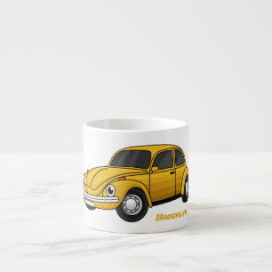 Klassiker-Auto-Cartoon Espressotasse