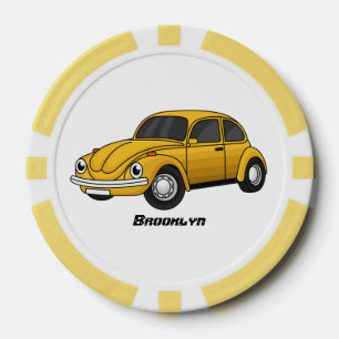 Klassiker-Auto-Cartoon Pokerchips