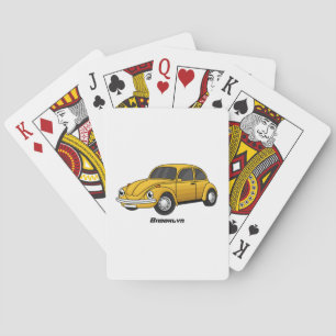 Klassiker-Auto-Cartoon Spielkarten