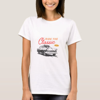 Klassiker-Auto-T-Shirt – Vintage Retro-Auto-Grafik T-Shirt
