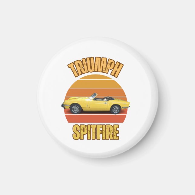 Klassiker Auto Triumph Spitfire Magnet (Vorne)