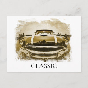 *~* Klassiker Auto Vintage Antik Alt Retro Postkarte