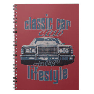 Klassiker-Autoclub-Geschenk für Oldtimer-Liebhaber Notizblock