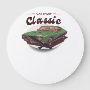 Klassiker-Automesse Große Wanduhr