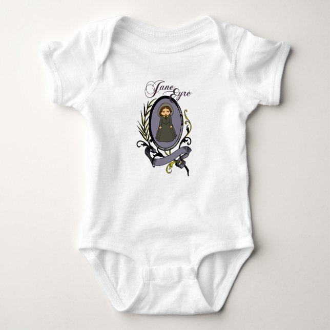 Klassiker-Baby-Shirt Janes Eyre kleines Baby Strampler (Vorderseite)