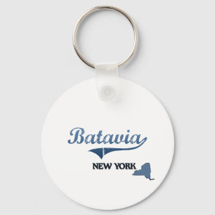 Klassiker Batavias New York City Schlüsselanhänger