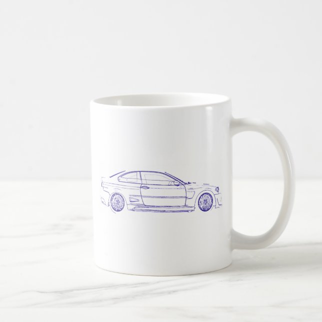Klassiker BMWs E46 Tasse (Rechts)