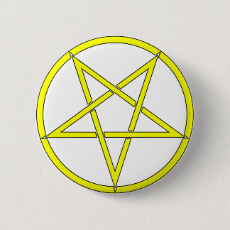 Klassiker-Comic des Sternpentagram-fünf spitzes Button