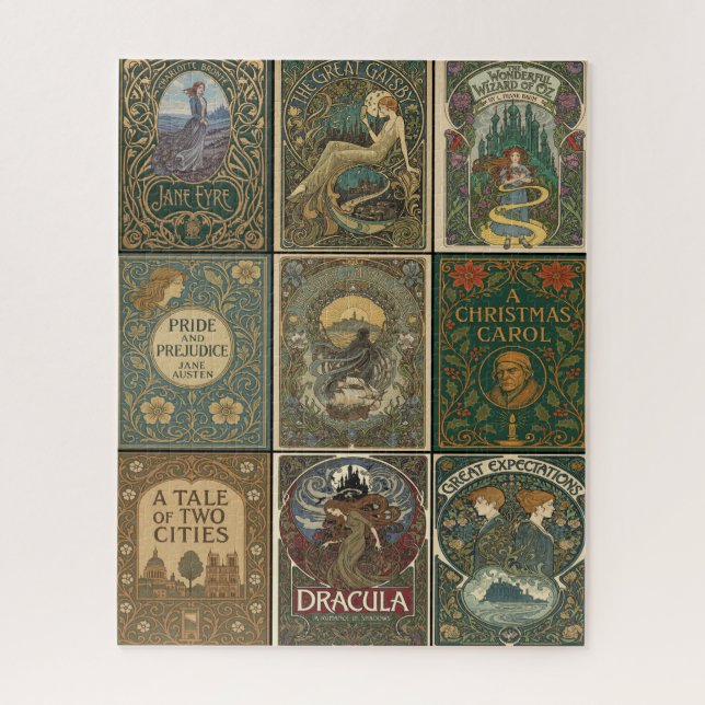 Klassiker der Literatur-Puzzle Puzzle (Vertikal)