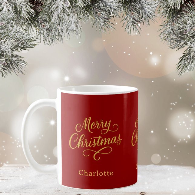 Klassiker der Weihnachtsschrift Kaffeetasse (Von Creator hochgeladen)