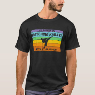 Klassiker Eher Karate mit Enkel Vintage Karate T-Shirt