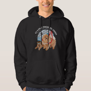 KLASSIKER HOODED SWEATSHIRT - LICHT MIT LOGO