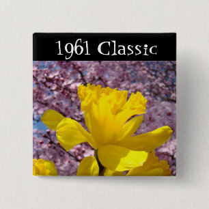 Klassiker knöpft 1961 durch Jahr geborenen Button