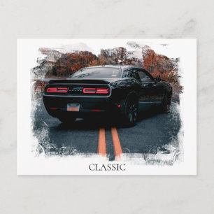*~* Klassiker Muscle Car Antik Oldtimer Postkarte