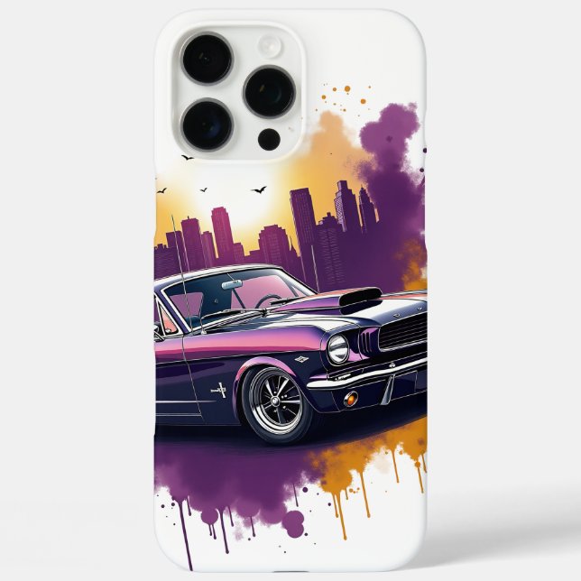 Klassiker Muscle-Car Mustang  Case-Mate iPhone Hülle (Rückseite)