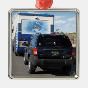 Klassiker RV Motorhome der Safari-Wanderungs-1999 Ornament Aus Metall
