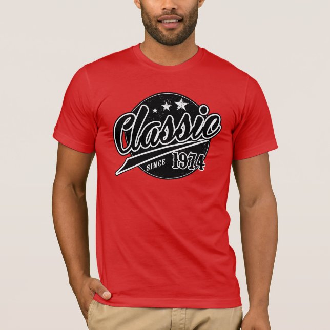 Klassiker seit 1974 T-Shirt (Vorderseite)