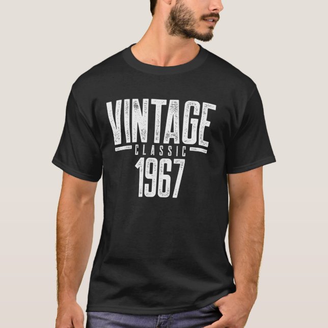 Klassiker Vintage 1967  1 T-Shirt (Vorderseite)