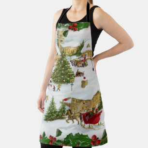 Klassiker Weihnachtsfeiertagen Schürze