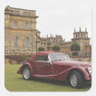 Klassikerautoschau, Blenheim Palace Quadratischer Aufkleber