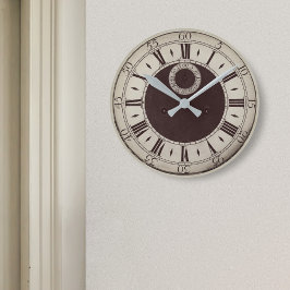 Klassisch antike Stil römische Zahl Vintag Runde Wanduhr