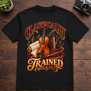 Klassisch ausgebildeter Orchestermusiker Geiger T-Shirt