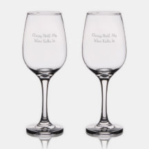 Klassisch bis mein Wein eingetaucht ist - Set aus
