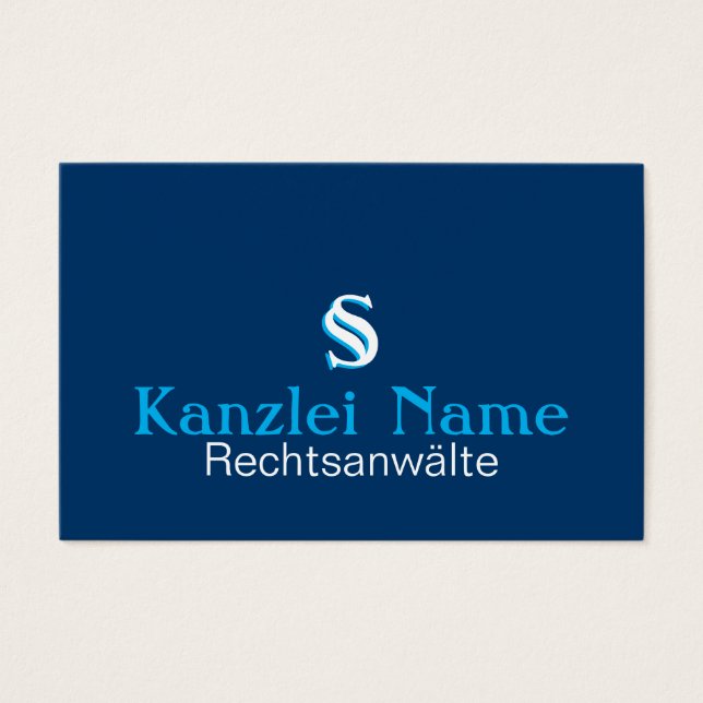 Klassisch blau  (Vorderseite)