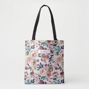 Klassisch Blush Pink Green Blue Floral