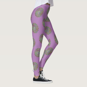 Klassisch buntes Mandala Indien Stil 1 Leggings