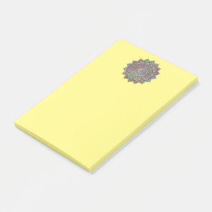 Klassisch buntes Mandala Indien Stil 1 Post-it Klebezettel