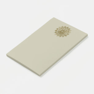 Klassisch buntes Mandala Indien-Stil 4 Post-it Klebezettel