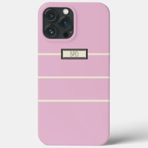 Klassisch Cool-stylisches Monogram Chic Girly Pink Case-Mate iPhone Hülle
