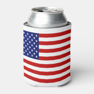 Klassisch Coole amerikanische und texanische Flagg Dosenkühler