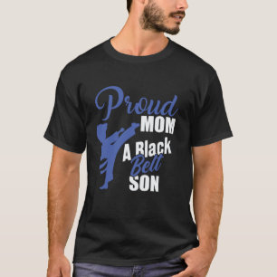 Klassisch Coole Stolze Mutter Schwarzer Gürtel Soh T-Shirt