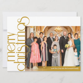 Klassisch elegante Weihnachtskarte Feiertagskarte