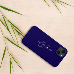 klassisch eleganter minimalistischer Name Case-Mate iPhone Hülle