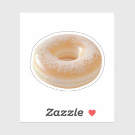 Klassisch gesalzener Bagel Aufkleber