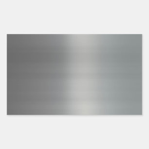 Klassisch gestopftes Metall Rechteckiger Aufkleber