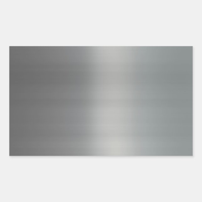 Klassisch gestopftes Metall Rechteckiger Aufkleber (Vorderseite)