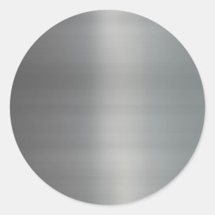 Klassisch gestopftes Metall Runder Aufkleber